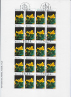 Luxembourg - Luxemburg - Feuille Complète  -  70 JOER GEENZEFEST  -  20 Timbres à 0,70€   ° - Fogli Completi