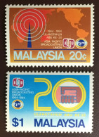 Malaysia 1984 Broadcasting Union Anniversary MNH - Malaysia (1964-...)