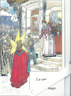 Illustrateur Kauffmann Paul, Le Retour De La Messe De Minuit, Edition Gyss 1983 - Kauffmann, Paul