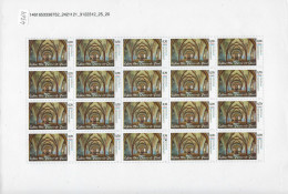 Luxembourg - Luxemburg - Feuille Complète  -  ÉGISE STS  PIERRE-ET-PAUL   20 Timbres à 0,70 €   MNH** - Volledige Vellen