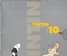 TINTIN  -  Kuifje 75 Jaar  (1929 - 2004)  -  Zilveren 10 Euro. - Belgium