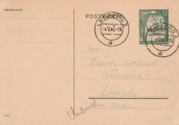 General Gouvernement Entier Postal Lemberg 1941 - Gouvernement Général