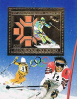 Tchad 1983, Winter Olympic Games In Sarajevo, Skiing, BF Gold - Invierno 1984: Sarajevo