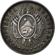 Bolivie, 20 Centavos, 1879, Argent, TTB, KM:159.1 - Bolivia