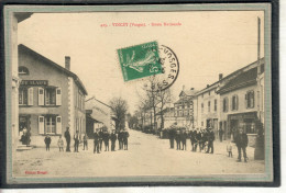 CPA - VINCEY (88) - Aspect De L'animation Devant Le Café Blaise Route Nationale En 1914 - Vincey