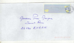 Enveloppe FRANCE Avec Vignette Affranchissement 06 JUAN LES PINS 07/10/2000 - 2000 Type « Avions En Papier »