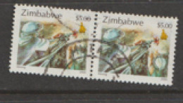 Zimbabwe  2000  SG 1014  Mining  Fine Used  Pair - Zimbabwe (1980-...)