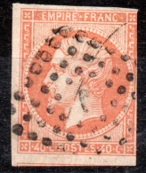 FRANCE / EMPIRE N° 16  40c Orange   Oblitéré - 1853-1860 Napoléon III.