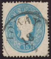 1861. Typography With Embossed Printing 15kr, TOKAY - ...-1867 Prephilately