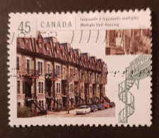 Canada 1998  USED Sc 1755e    45c  Housing In Canada, Multiple Unit - Oblitérés