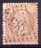 FRANCE / EMPIRE N° 21  10c Bistre   Oblitéré - 1862 Napoleone III