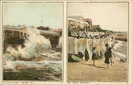 UNITED KINGDOM - CLACTON ON SEA - ROUGH SEA + THE BAND PAVILION - PUB. BY PHOTOCHROM CO. LIT. 1910s (17082) - Clacton On Sea