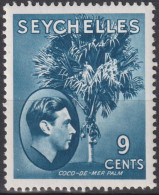 1945 Seychellen (...-1976) ° Mi:SC 127, Sn:SC 131, Yt:SC 135, Coco-de-Mer Palm, King George VI Definitives (1) - Seychellen (...-1976)