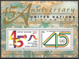 UNITED NATIONS # NEW YORK FROM 1990 STAMPWORLD 602-03** - Ongebruikt