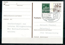 BERLIN - Ganzsache(Entier Postal) - Mi USo 121 - Cartes Postales - Oblitérées