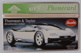 UK - Great Britain - BT & Landis & Gyr - BTP214 - Thompson & Taylor / Audi Avus - 401D - 500ex - Mint - BT Private