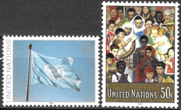 UNITED NATIONS # NEW YORK FROM 1991 STAMPWORLD 619-20** - Unused Stamps