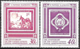 UNITED NATIONS # NEW YORK FROM 1991 STAMPWORLD 621-22** - Nuevos