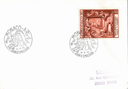 N°667 V -cachet Monaco A -jour D'émission- - Postmarks