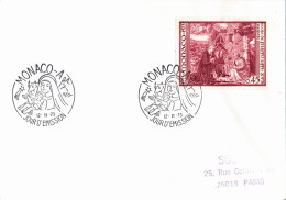 N°670 V -cachet Monaco A -jour D'émission- - Storia Postale