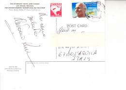 STATI UNITI 1991 - William  Piper Su Cartolina Per Italia - Storia Postale