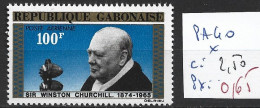 GABON PA 40 * Côte 2.50 € - Sir Winston Churchill