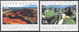 UNITED NATIONS # NEW YORK FROM 1992 STAMPWORLD 625-26** - Nuevos