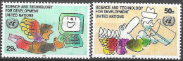 UNITED NATIONS # NEW YORK FROM 1992 STAMPWORLD 635-36** - Nuevos
