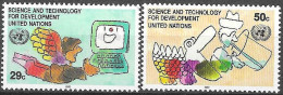 UNITED NATIONS # NEW YORK FROM 1992 STAMPWORLD 635-36** - Ungebraucht