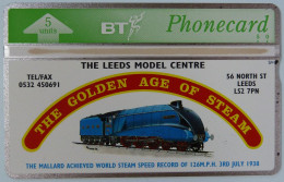 UK - Great Britain - BT & Landis & Gyr - BTP218 - Leeds Model Centre 2 Mallard - 402E - 1000ex - Mint - BT Emissions Privées