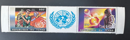 Tchad Chad Tschad 1996 Mi. 1357a - 1358a A United Nations Unies Vereinte Nationen UNO ONU UN 50 Ans Jahre Years - Tschad (1960-...)