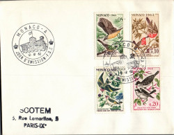 N°698 V -cachet Monaco A -oiseaux- - Mechanical Postmarks (Advertisement)