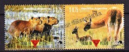 Argentina 1996 Yvert 1930- 31, America UPAEP, Animals In Ganger Of Extinction - MNH - Nuevos