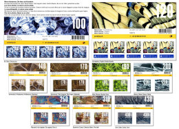 Switzerland 2024 Naturmuster Motifs Naturels Motivi Naturali Natural Patterns - Serie With Illustration MNH ** - Unused Stamps