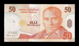 Turquía Turkey 50 Liras 2005 Pick 220b Mbc Vf - Turkey