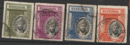 Zanzibar  1936 SG  323-6  Fine Used - Zanzibar (...-1963)