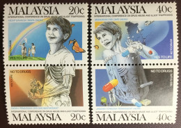 Malaysia 1987 Anti Drugs Conference MNH - Malaysia (1964-...)