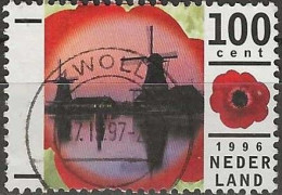 NETHERLANDS 1996 Tourism - 100c. - Windmills, Zaanse Schand Open-Air Museum FU - Used Stamps