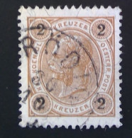 1890 Oostenrijk Frankeerzegels Mi 51 L Lijntanding 13 - Gebraucht
