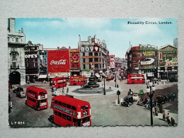 KOV 540-14 - LONDON, England, Bus, Autobus, Coca Cola - Piccadilly Circus