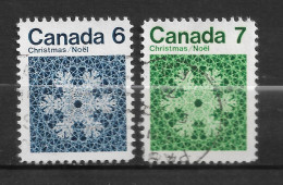 "CANADA  N° 465/66  " NOËL " - Usados