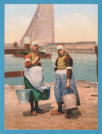 Photochrom 15x20 Cm * Native Girls, Marken Island, Holland * Detroit Publishing Co. N° 17476 * Rif. FTG-AA06 - Persons