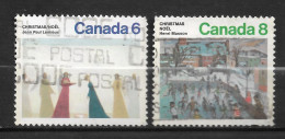 "CANADA  N° 550/51   " NOËL  " - Gebruikt