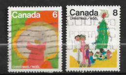 "CANADA  N° 585/86   " NOËL  " - Oblitérés