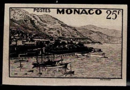 MONACO 1938 VIEWS STAMP IMPERF PROOF MI No 186 MNH VF!! - Variétés