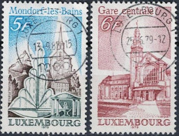 Luxemburg - Sehenswürdigkeiten (MiNr: 985/6) 1979 - Gest Used Obl - Usati