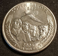 ETATS UNIS - USA - ¼ - 1/4 DOLLAR 2006 P - Sud Dakota - KM 386 - Quarter Dollar - South Dakota - 1999-2009: State Quarters
