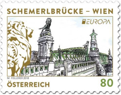 SALE!!! Austria Autriche Österreich 2018 EUROPA 2018 BRIDGES Stamp MNH ** - 2018