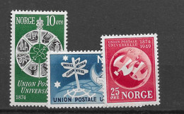 1949 MNH Norway Mi 344-46 Postfris** - Nuovi