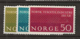 1963 MNH Norway Mi 500-02 Postfris** - Neufs